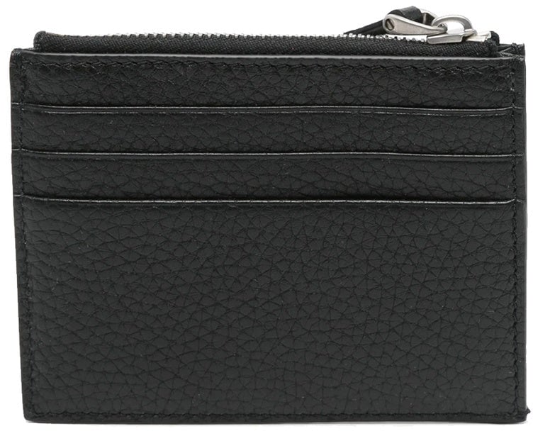 Valentino Valentino Garavani Leather Card Holder Zwart