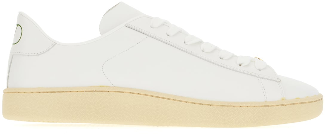 Valentino Valentino White leather VLogo Signature sneakers Wit