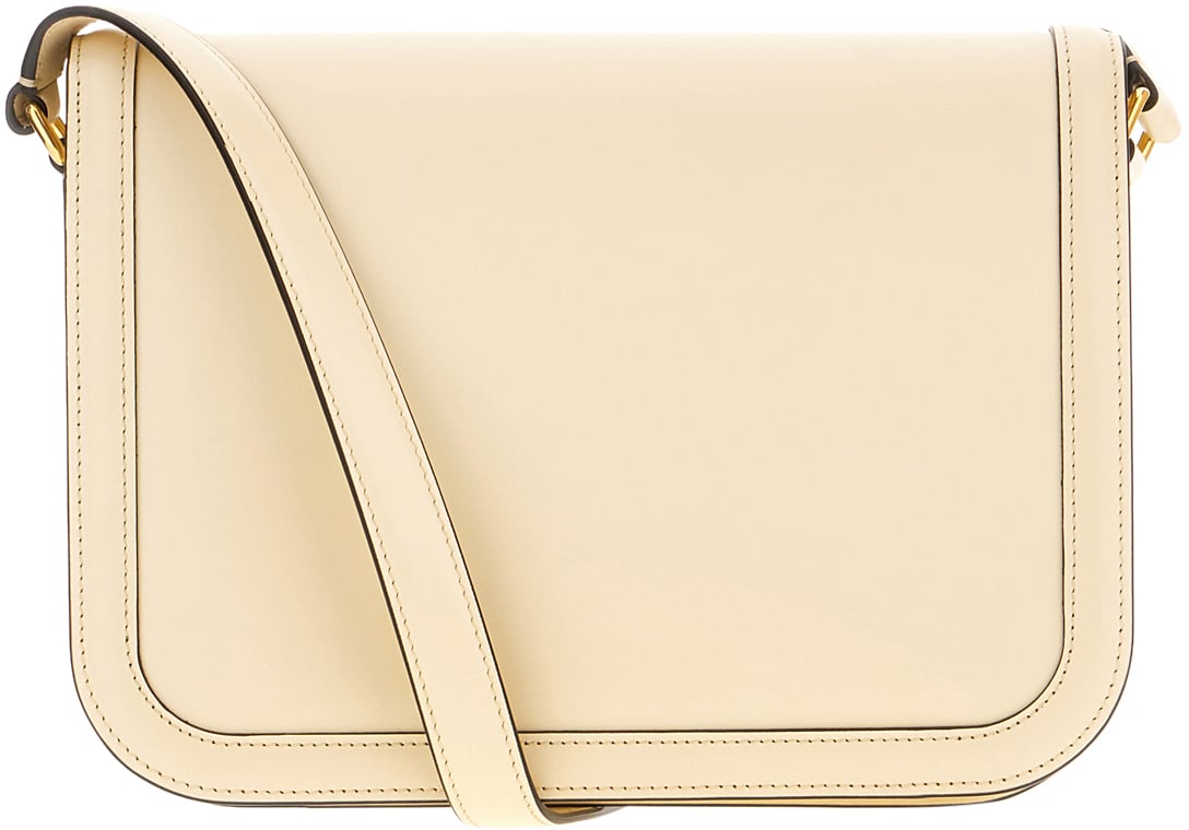 Valentino Valentino Sand leather 9to5 crossbody bag Neutraal