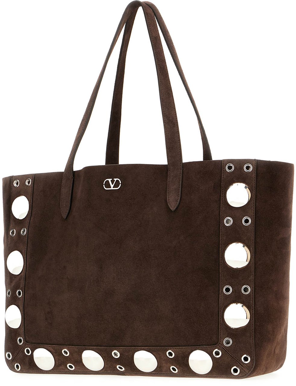 Valentino Valentino Brown suede shopping bag Bruin