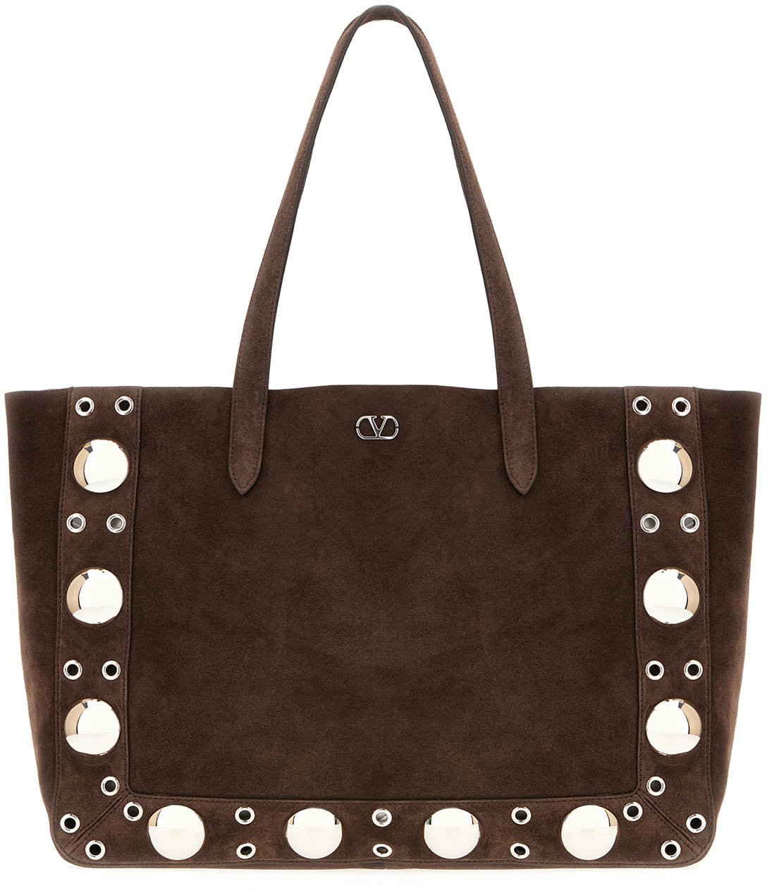 Valentino Valentino Brown suede shopping bag Bruin