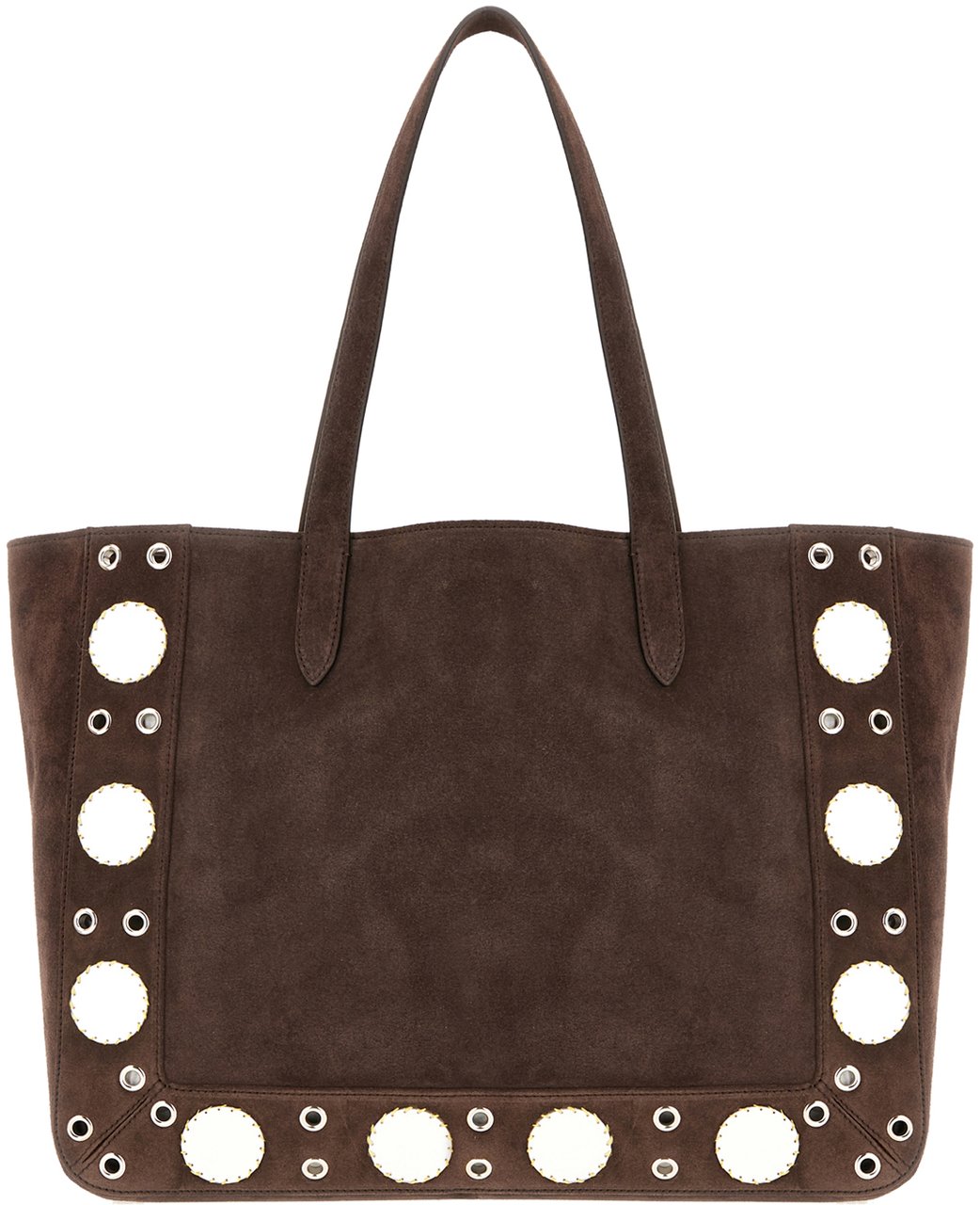 Valentino Valentino Brown suede shopping bag Bruin