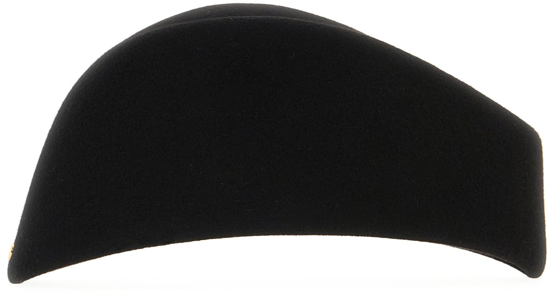 Valentino Valentino Black wool hat Zwart