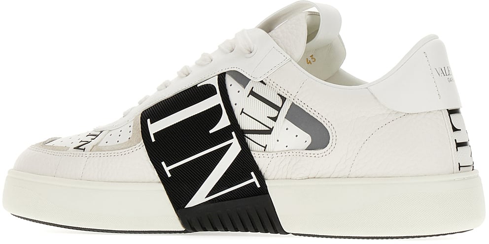 Valentino Valentino White leather VLTN sneakers Wit