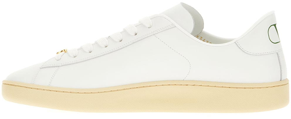 Valentino Valentino White leather sneakers Wit