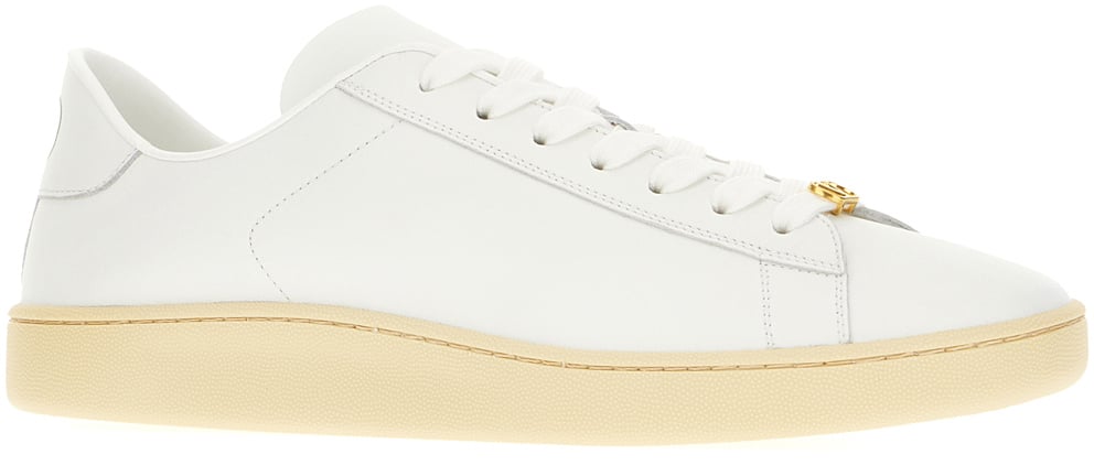 Valentino Valentino White leather sneakers Wit