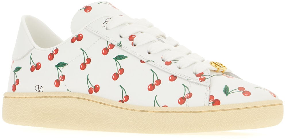 Valentino Valentino Printed leather sneakers Divers