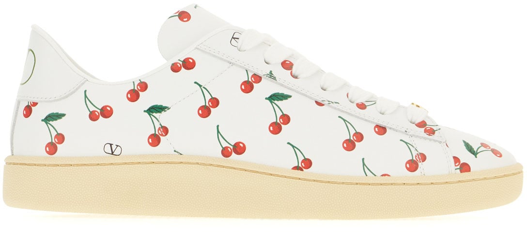 Valentino Valentino Printed leather sneakers Divers