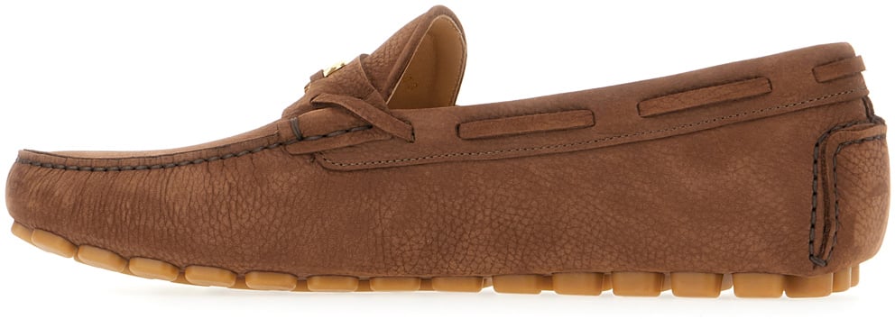 Valentino Valentino Brown leather loafers Bruin
