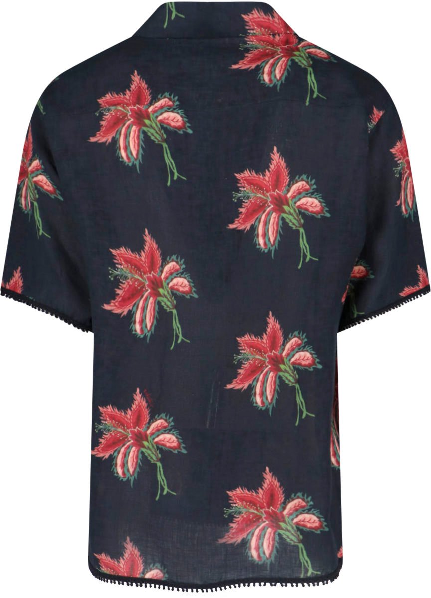 Valentino "Bowling" Shirt Black Blauw