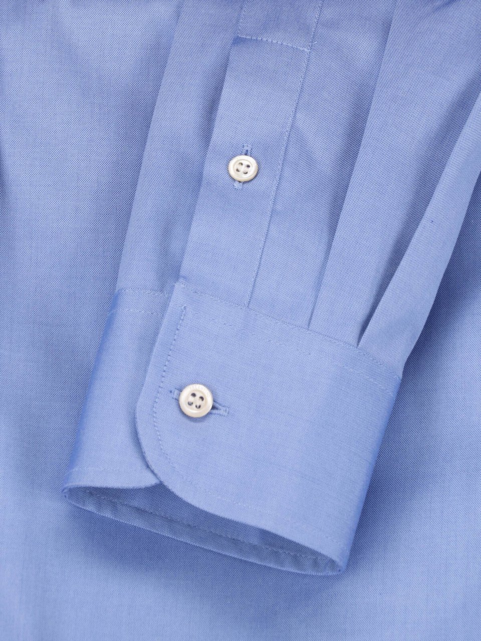 Valentino Blue VGold Tailored Cotton Shirt Blauw