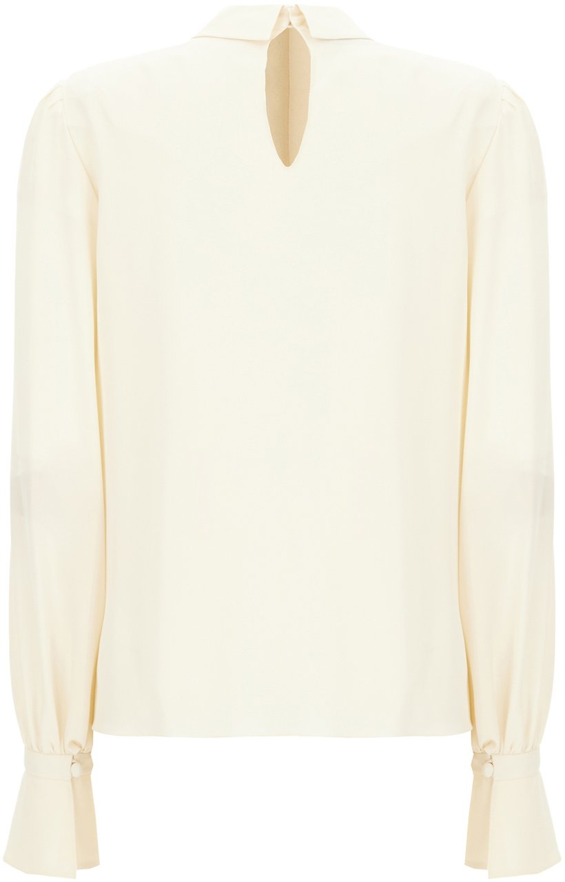 Valentino Garavani Cream silk blouse Geel