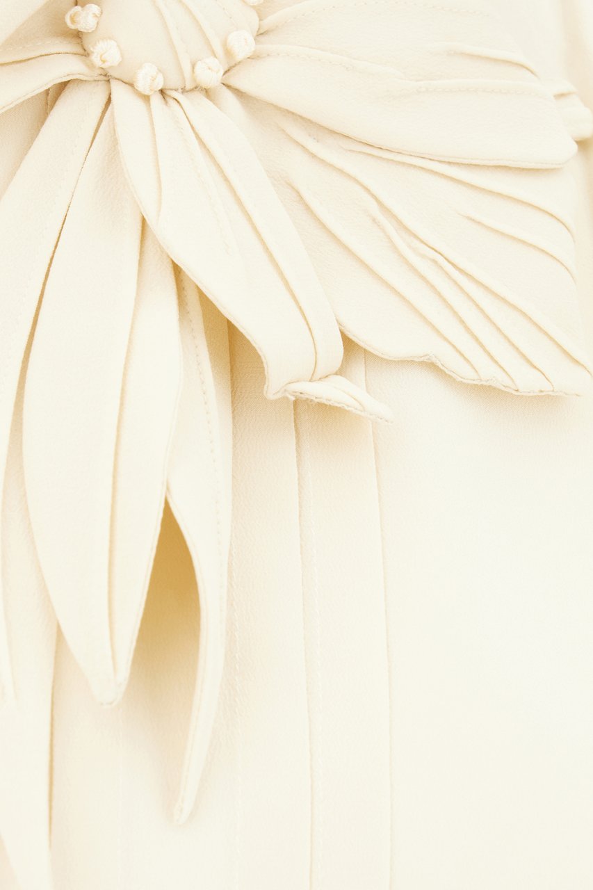 Valentino Garavani Cream silk blouse Geel