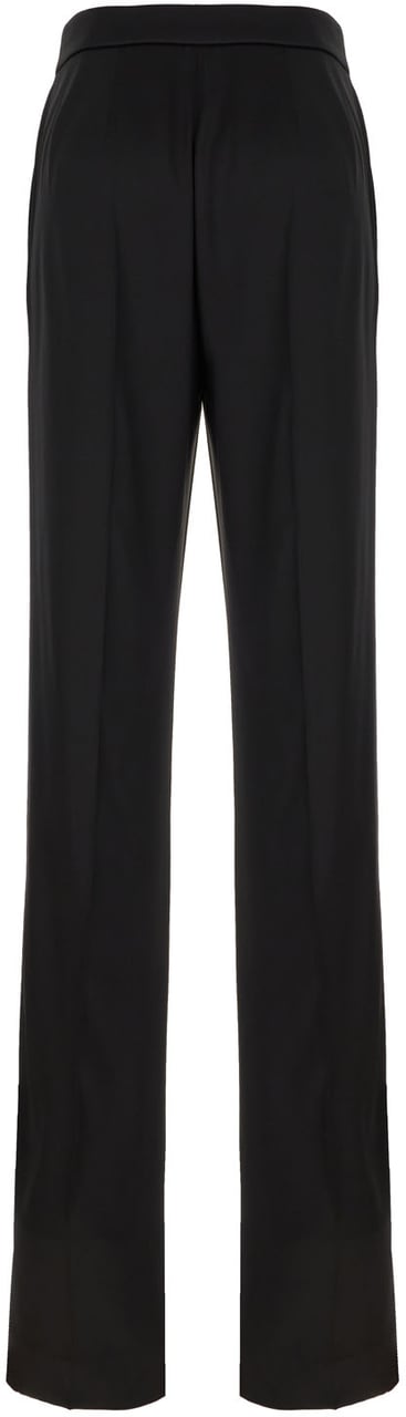 Valentino Valentino Garavani Black stretch silk pants Zwart