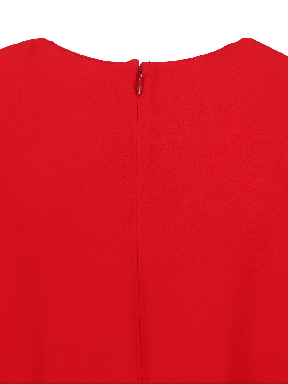 Valentino Red Silk Maxi Dress Rood