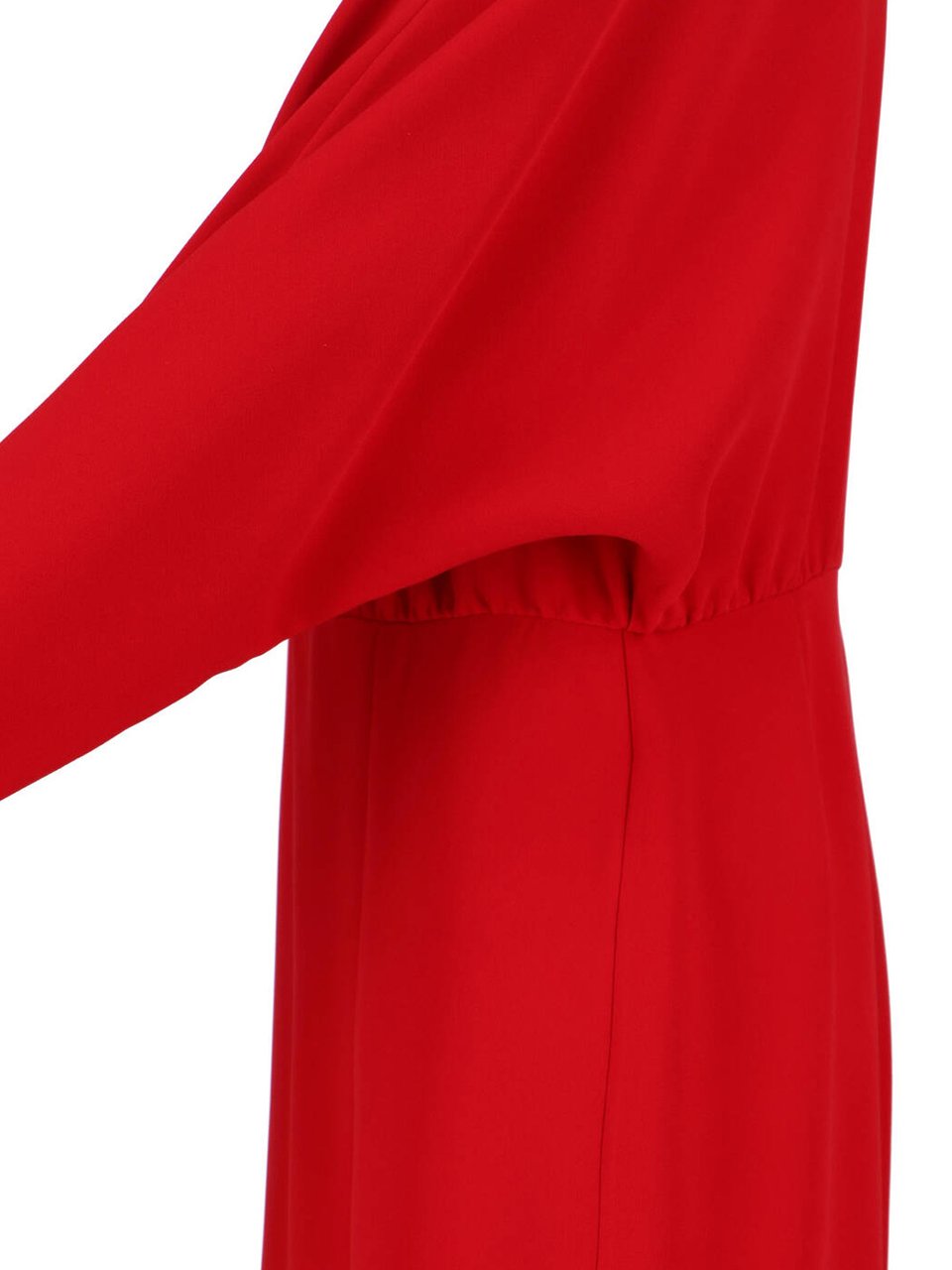 Valentino Red Silk Maxi Dress Rood