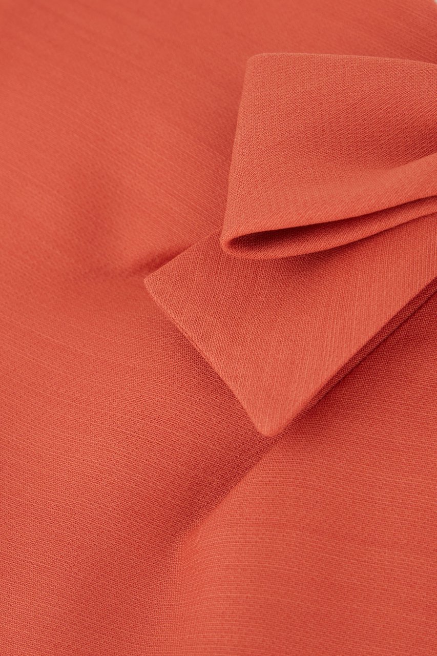 Valentino Valentino Garavani Coral wool blend dress Rood