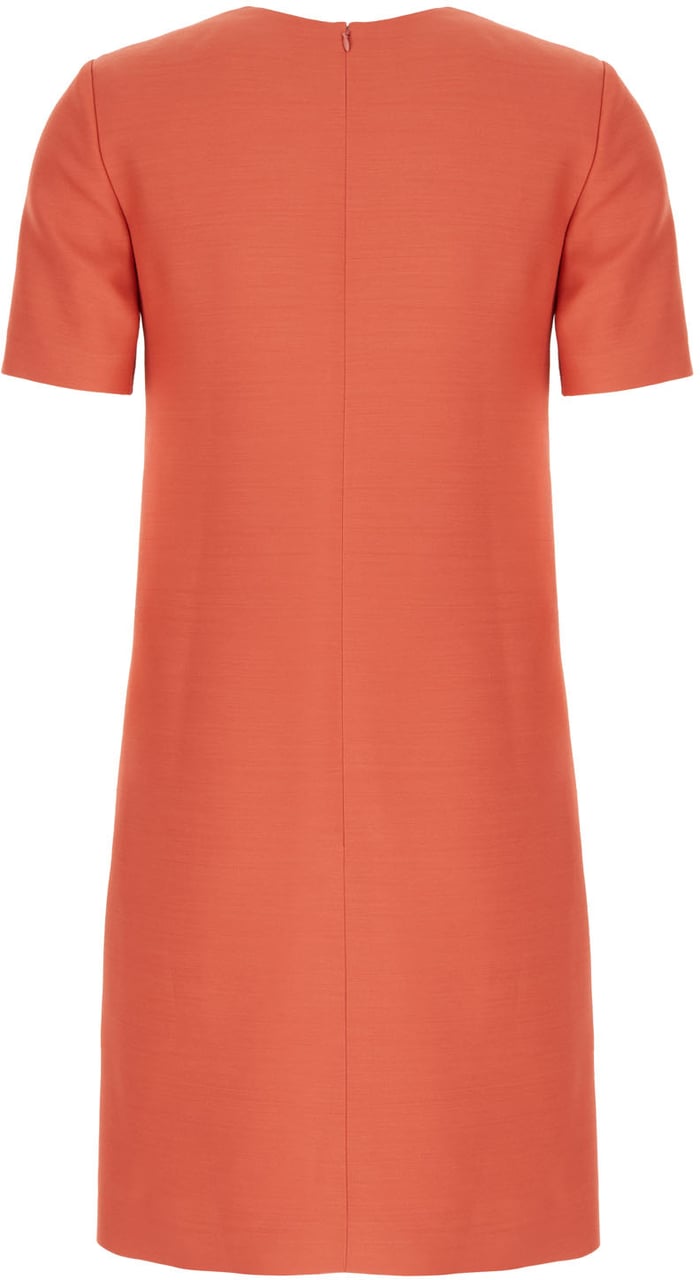 Valentino Valentino Garavani Coral wool blend dress Rood