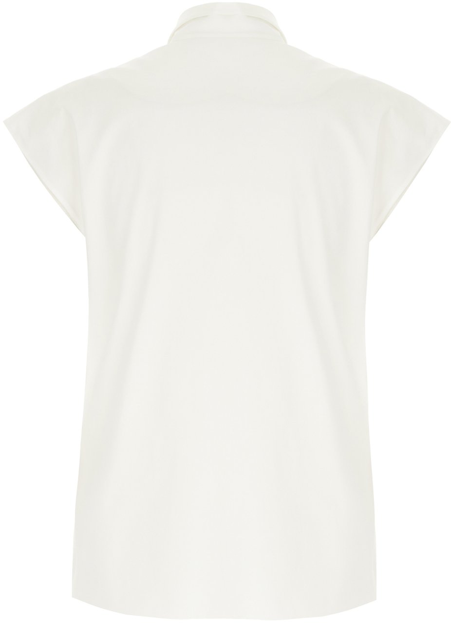 Valentino Valentino Garavani White poplin shirt Wit