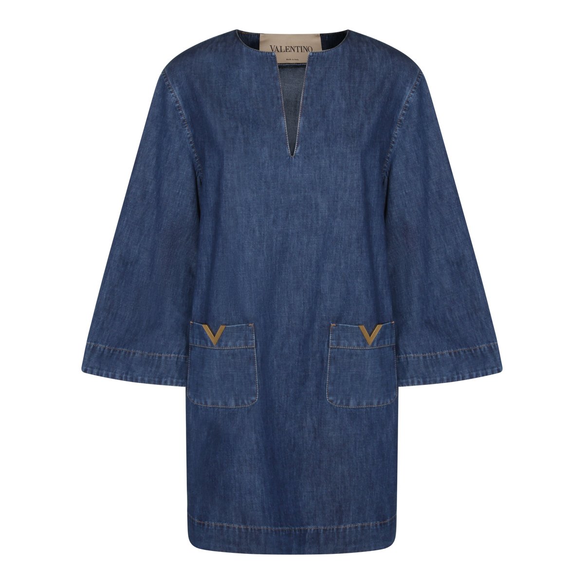 Valentino Classic Silhouette Dress Neutraal