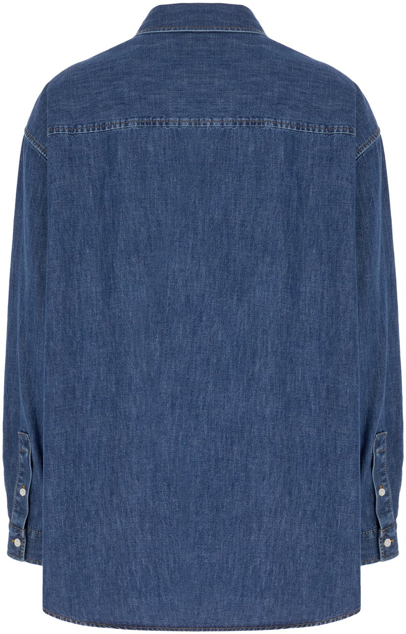Valentino Valentino Garavani Denim shirt Blauw