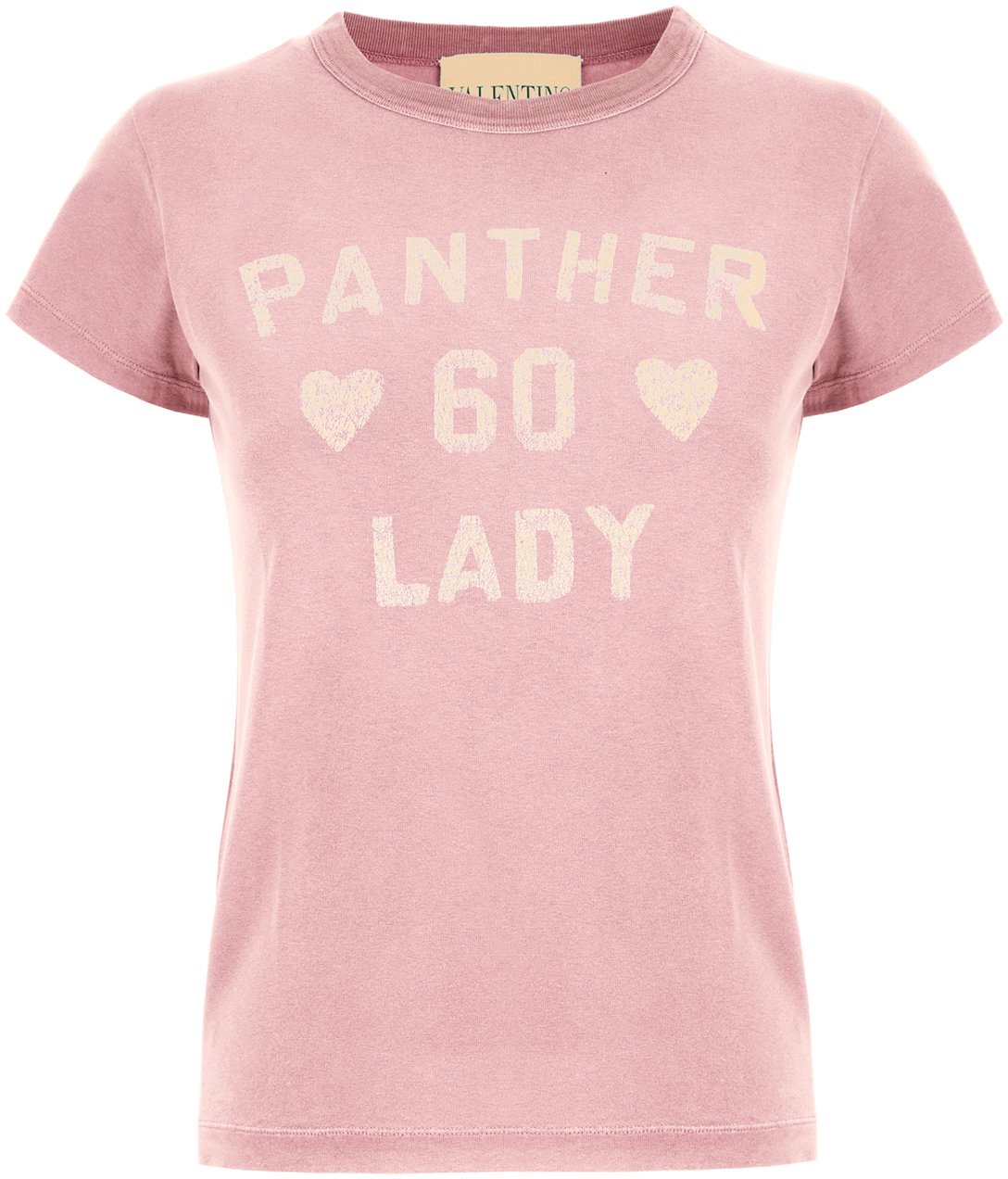 Valentino Valentino Garavani Pink cotton t-shirt Roze