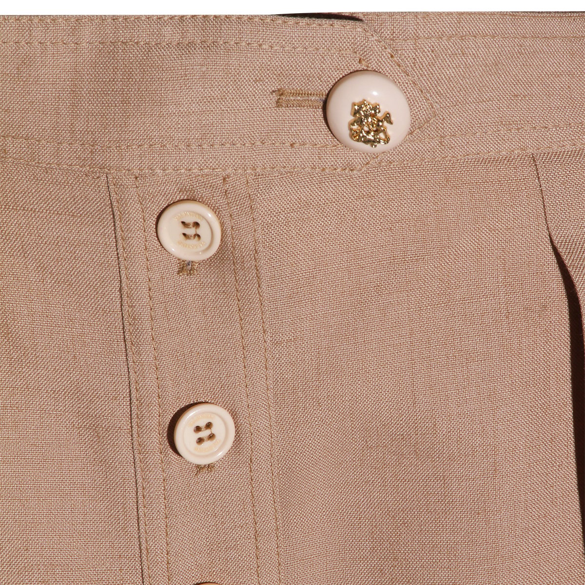 Valentino Tailored High-Waisted Shorts Neutraal