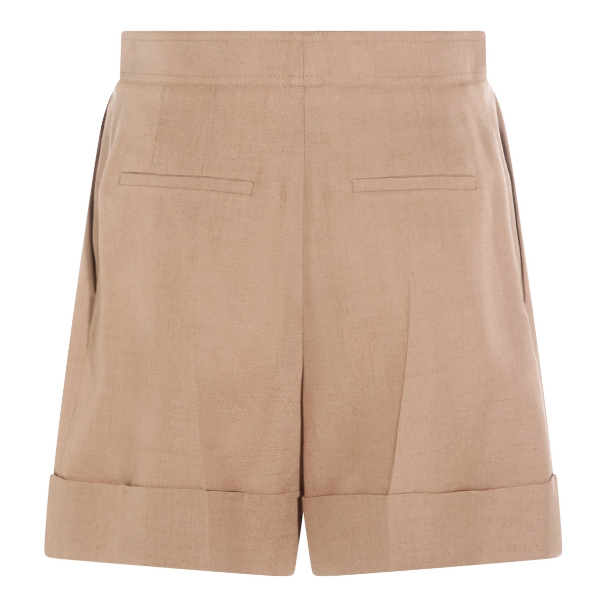 Valentino Tailored High-Waisted Shorts Neutraal