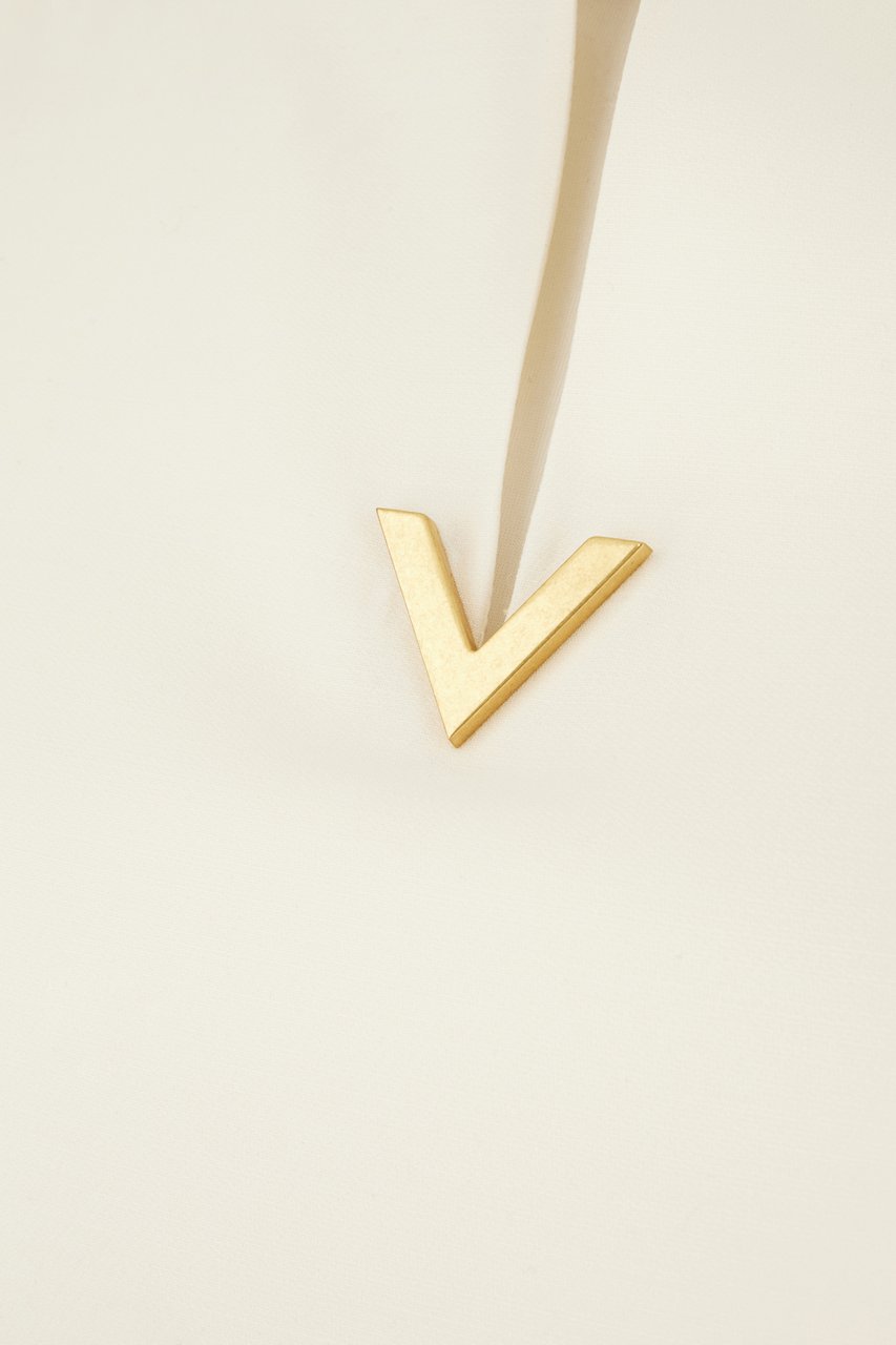 Valentino Valentino Garavani Ivory wool blend dress Neutraal