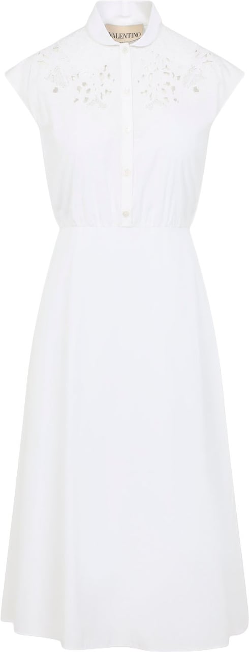 Valentino Embroidered Midi Dress Divers