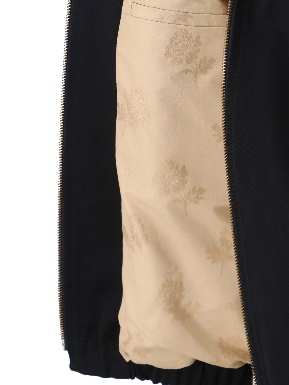 Valentino Logo Bomber Jacket Zwart