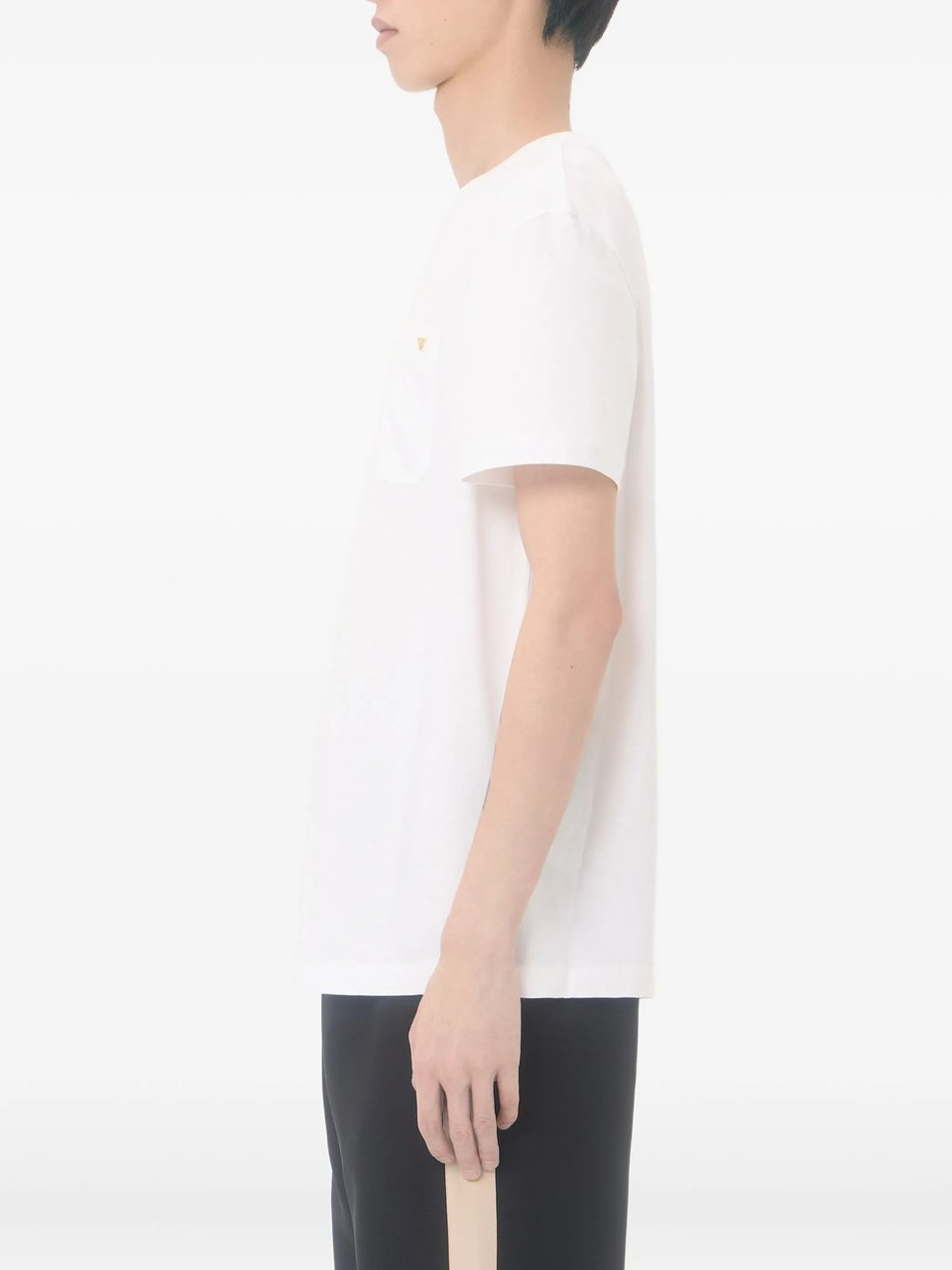 Valentino White T-Shirt Jersey Vgold Cotton T-shirt Wit