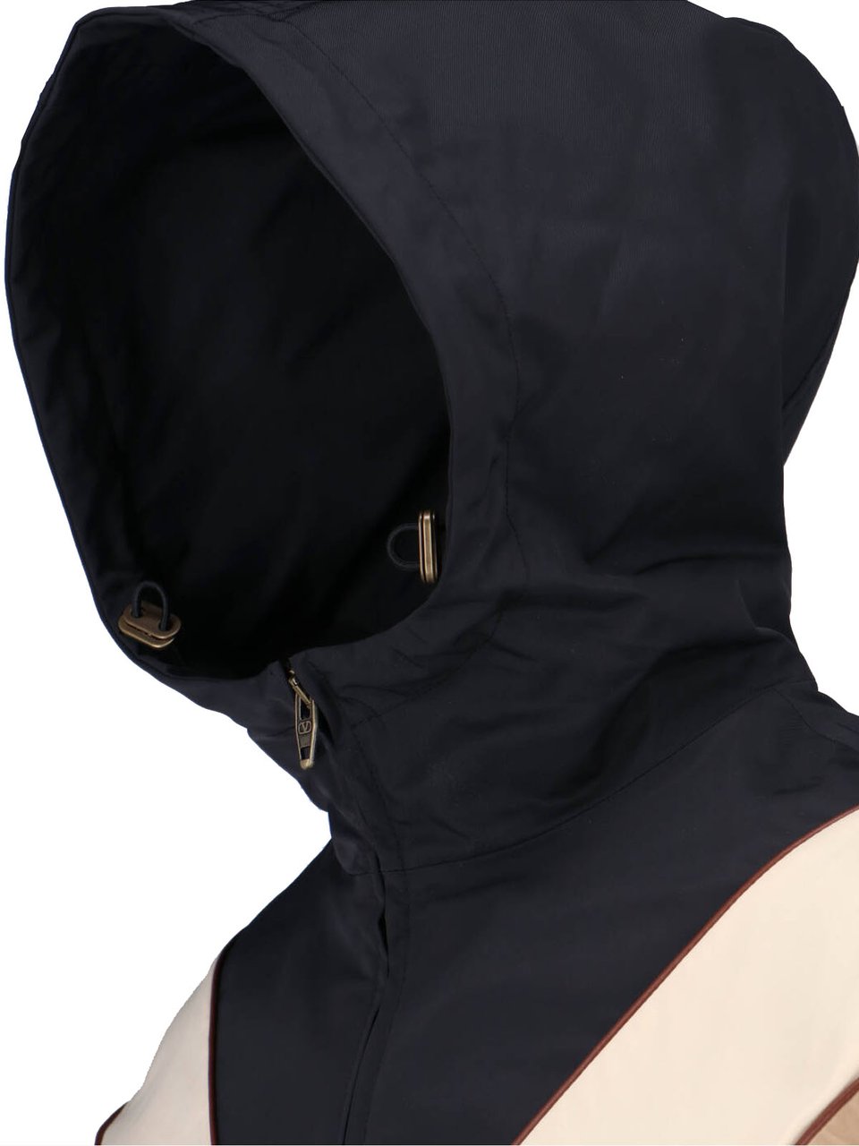 Valentino Beige Jacket With Structured Silhouette And Minimalist Design Bruin