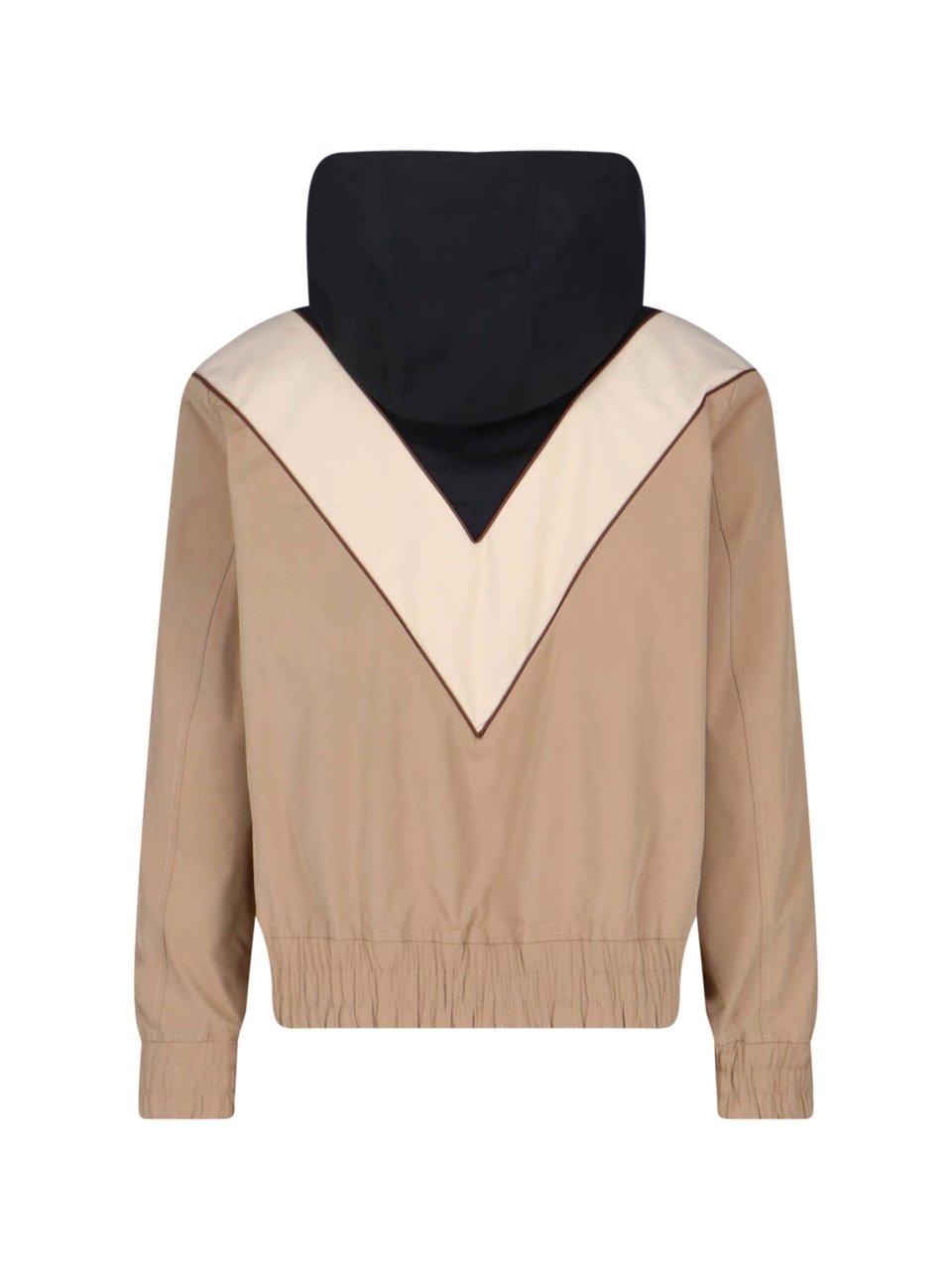 Valentino Beige Jacket With Structured Silhouette And Minimalist Design Bruin