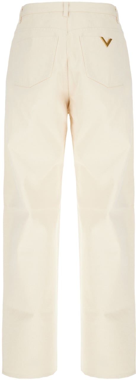 Valentino Valentino Garavani Sand denim jeans Neutraal