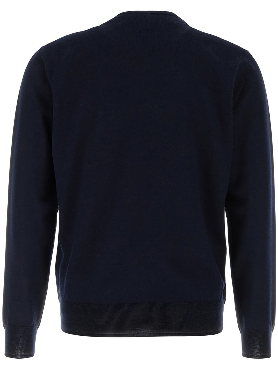 Valentino Dark Navy Logo Patch Sweater Zwart