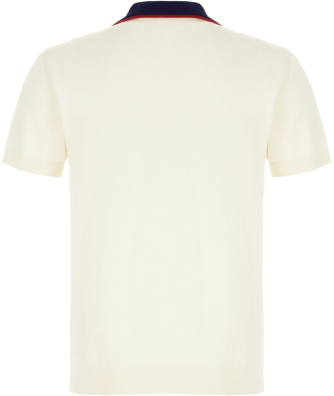 Valentino Valentino Garavani Ivory cotton polo shirt Neutraal