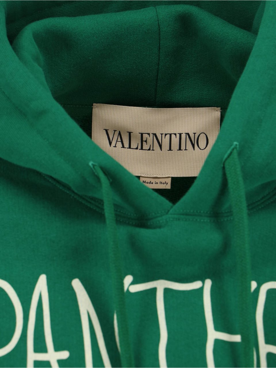 Valentino "Panther" Hoodie – Green Neutraal