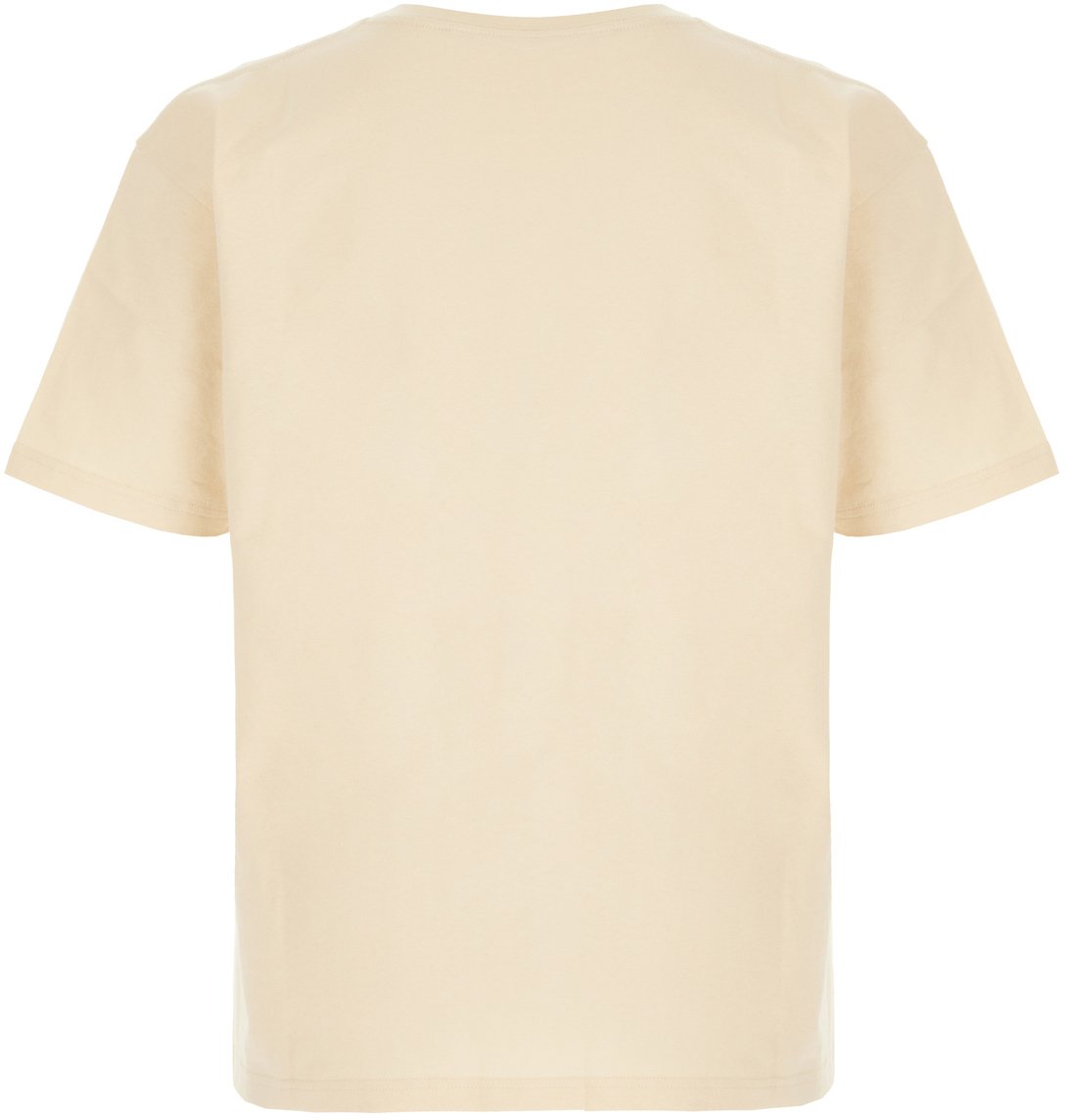 Valentino Valentino Garavani Sand cotton t-shirt Neutraal