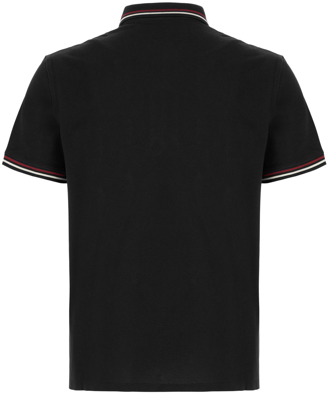 Valentino Valentino Garavani Black cotton polo shirt Zwart