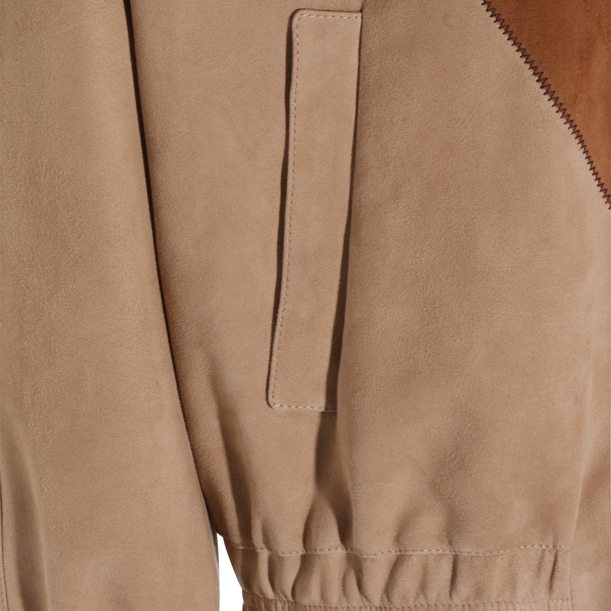 Valentino Geometric Zip Jacket Neutraal