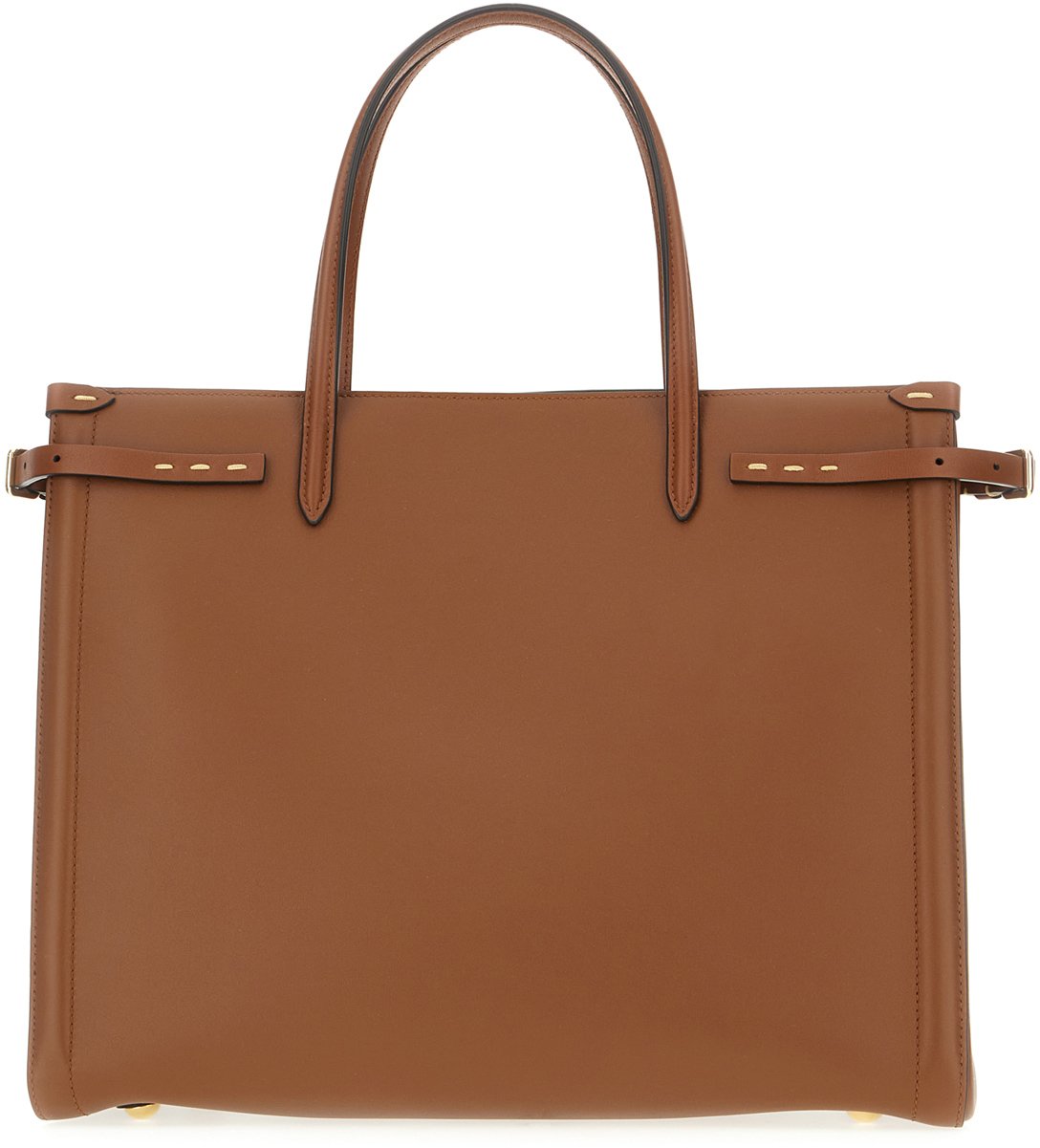 Valentino Garavani Brown leather VLogo Signature shopping bag Bruin