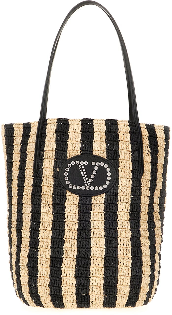 Valentino Valentino Garavani Two-tone raffia handbag Divers