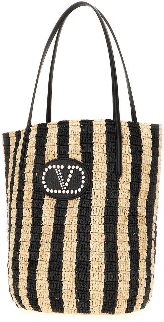 Valentino Valentino Garavani Two-tone raffia handbag Divers