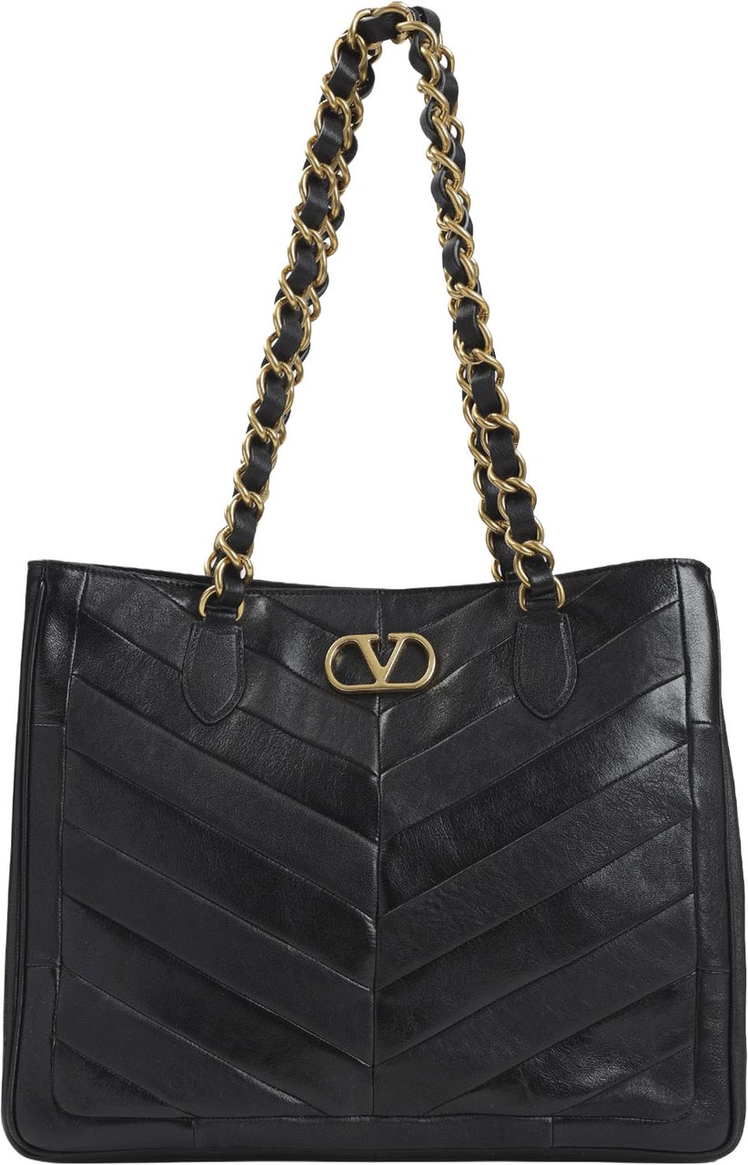 Valentino Garavani Lamb Skin Tote Bag Divers