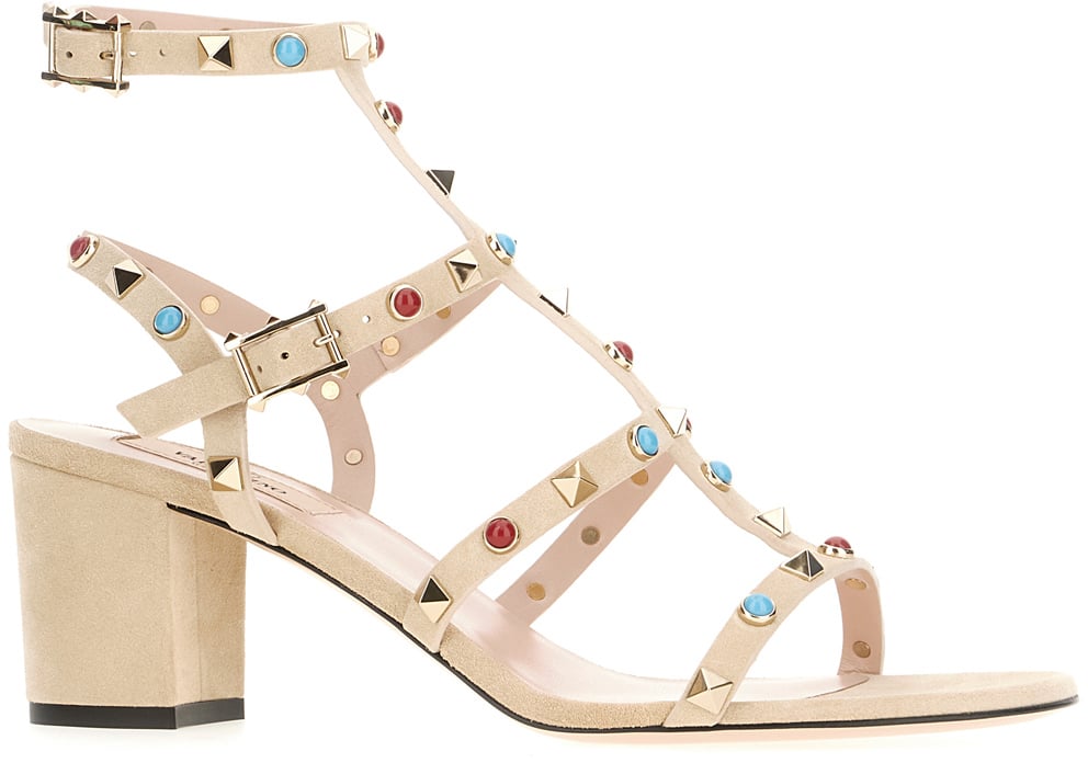 Valentino Valentino Garavani Sand suede sandals Neutraal