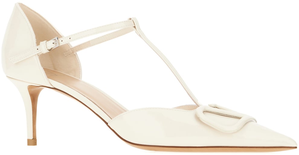 Valentino Valentino Garavani White leather pumps Wit