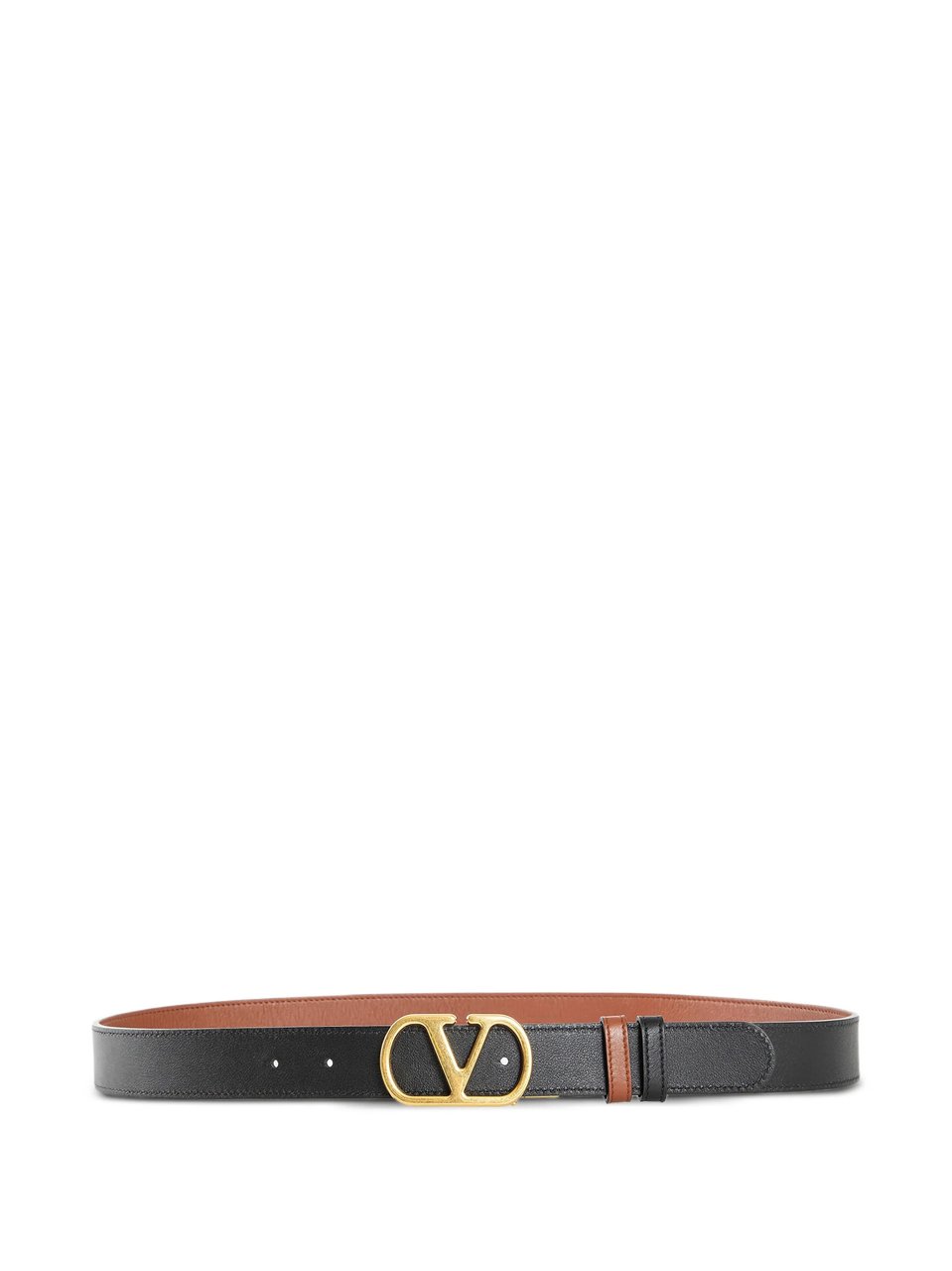Valentino Brown/Black Belt H. 30 Reversible Belt Bruin
