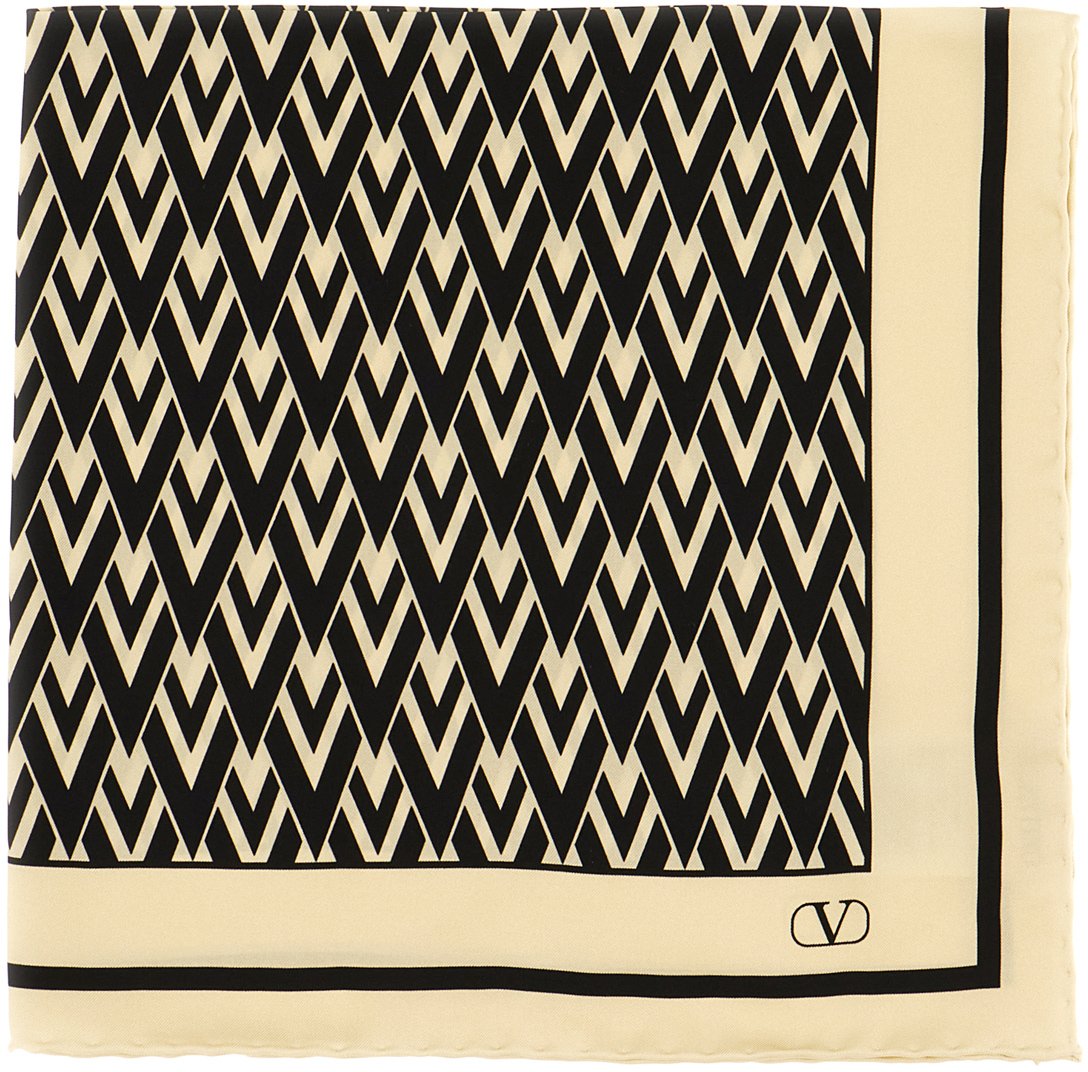 Valentino Valentino Garavani Printed silk foulard Divers