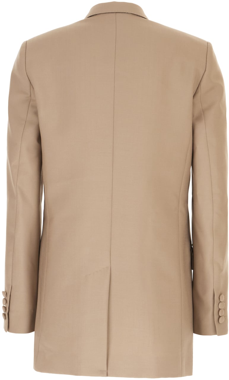 Valentino Garavani Cappuccino mohair blend blazer Bruin